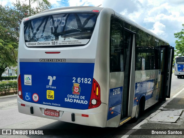 Transcooper > Norte Buss 2 6182 na cidade de São Paulo, São Paulo, Brasil, por Brenno Santos. Número da foto: #13197055.