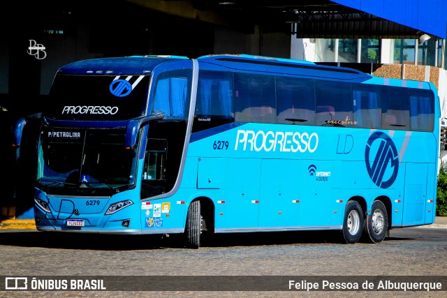 Auto Viação Progresso 6279 na cidade de Petrolina, Pernambuco, Brasil, por Felipe Pessoa de Albuquerque. Número da foto: #13194699.