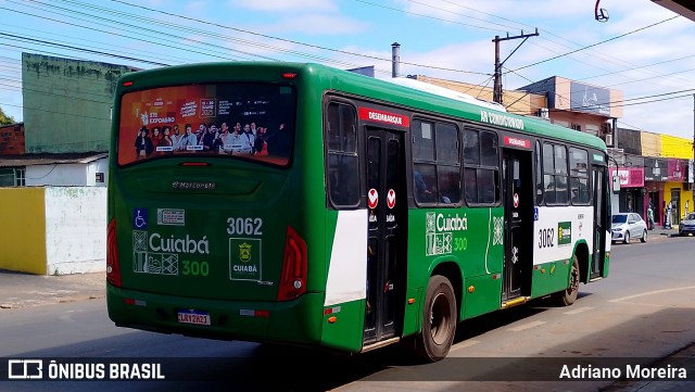 Expresso Caribus Transportes 3062 na cidade de Cuiabá, Mato Grosso, Brasil, por Adriano Moreira. Número da foto: #13194680.