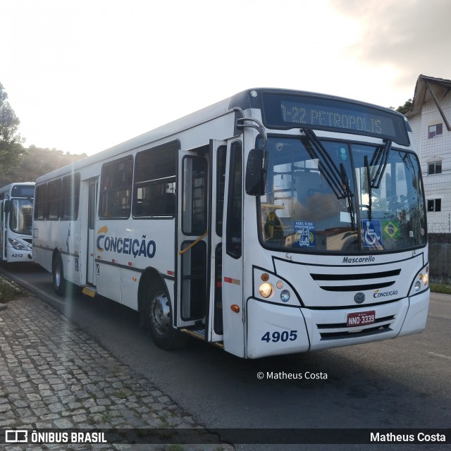Empresa de Transportes Nossa Senhora da Conceição 4905 na cidade de Natal, Rio Grande do Norte, Brasil, por Matheus Costa. Número da foto: #13193755.