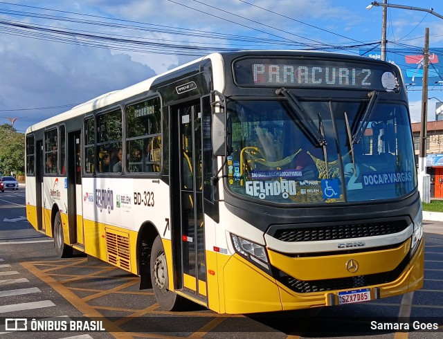Belém Rio Transportes BD-323 na cidade de Belém, Pará, Brasil, por Samara Goes. Número da foto: #13196933.
