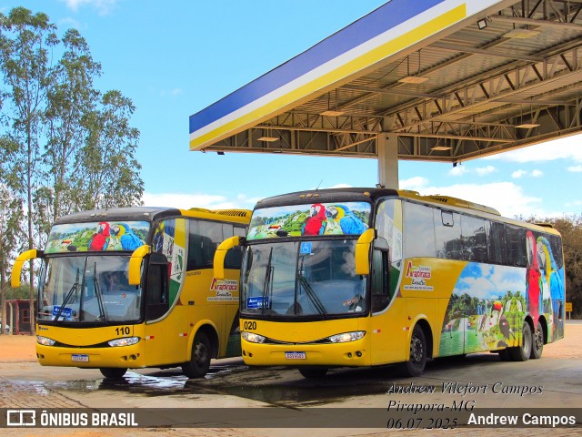 Expresso Arapiraca Viação e Turismo 020 na cidade de Pirapora, Minas Gerais, Brasil, por Andrew Campos. Número da foto: #13195463.