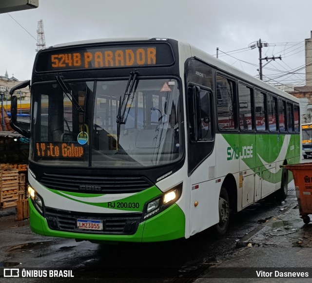 Viação São José RJ 200.030 na cidade de Rio de Janeiro, Rio de Janeiro, Brasil, por Vitor Dasneves. Número da foto: #13193796.