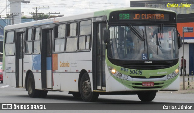 Rápido Araguaia 50418 na cidade de Goiânia, Goiás, Brasil, por Carlos Júnior. Número da foto: #13194880.