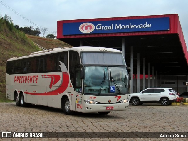 Viação Presidente 3550 na cidade de João Monlevade, Minas Gerais, Brasil, por Adrian Sena. Número da foto: #13195076.