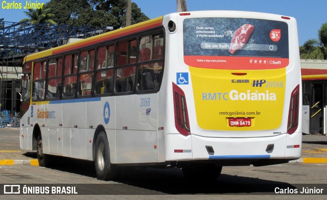 HP Transportes Coletivos 20068 na cidade de Goiânia, Goiás, Brasil, por Carlos Júnior. Número da foto: #13196273.