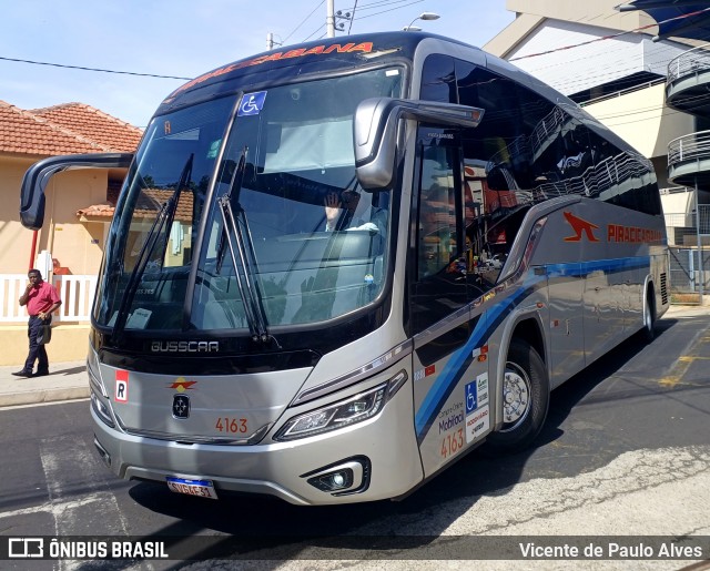Viação Piracicabana 4163 na cidade de São José do Rio Preto, São Paulo, Brasil, por Vicente de Paulo Alves. Número da foto: #13194377.