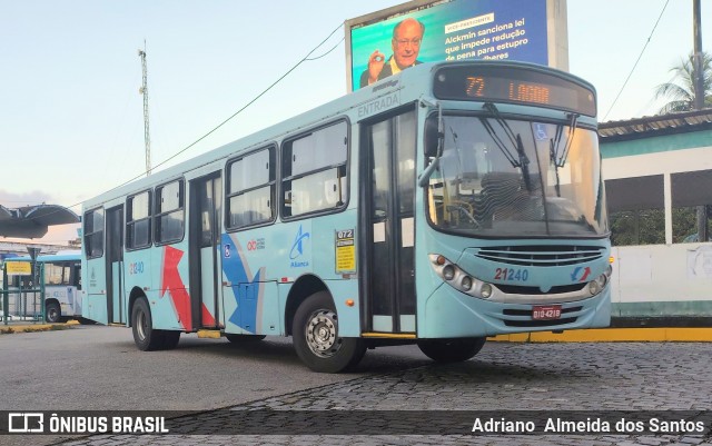 Aliança Transportes Urbanos 21240 na cidade de Fortaleza, Ceará, Brasil, por Adriano  Almeida dos Santos. Número da foto: #13194472.