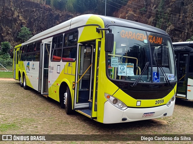 Itajaí Transportes Coletivos 2059 na cidade de Campinas, São Paulo, Brasil, por Diego Cardoso da Silva. Número da foto: #13194365.