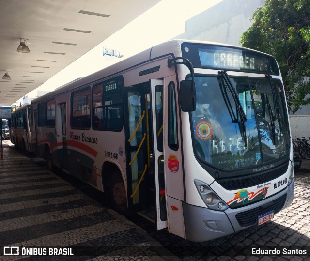 Viação Montes Brancos RJ 196.081 na cidade de Araruama, Rio de Janeiro, Brasil, por Eduardo Santos. Número da foto: #13194577.