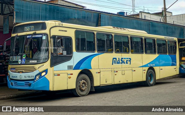 Master Transportes Coletivos de Passageiros RJ 159.018 na cidade de Duque de Caxias, Rio de Janeiro, Brasil, por André Almeida. Número da foto: #13194931.