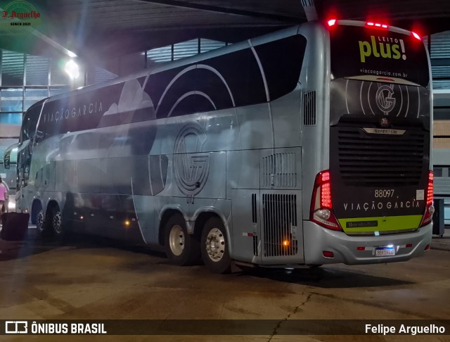 Viação Garcia 88097 na cidade de Cascavel, Paraná, Brasil, por Felipe Arguelho. Número da foto: #13195020.