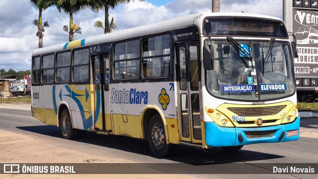 Viação Santa Clara 9020 na cidade de Teixeira de Freitas, Bahia, Brasil, por Davi Novais. Número da foto: #13193908.