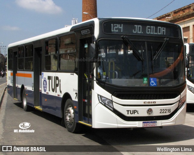 TUPi Transportes Urbanos Piracicaba 22216 na cidade de Piracicaba, São Paulo, Brasil, por Wellington Lima. Número da foto: #13194045.
