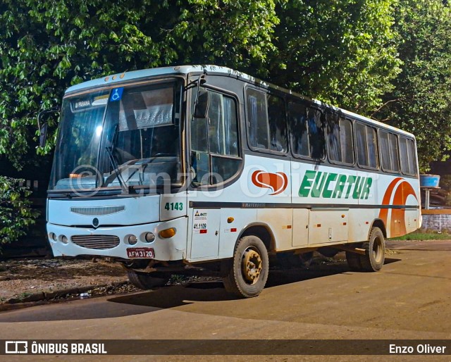 Eucatur - Empresa União Cascavel de Transportes e Turismo 4143 na cidade de Aripuanã, Mato Grosso, Brasil, por Enzo Oliver. Número da foto: #13196982.
