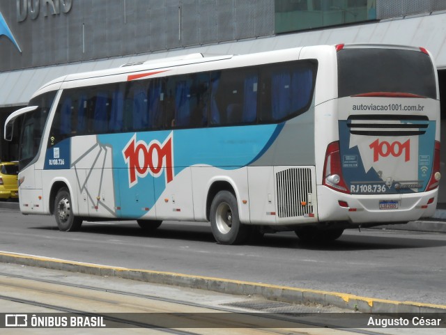 Auto Viação 1001 RJ 108.736 na cidade de Rio de Janeiro, Rio de Janeiro, Brasil, por Augusto César. Número da foto: #13196275.