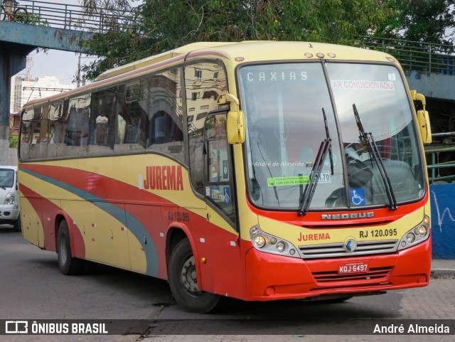 Auto Viação Jurema RJ 120.095 na cidade de Duque de Caxias, Rio de Janeiro, Brasil, por André Almeida. Número da foto: #13195657.