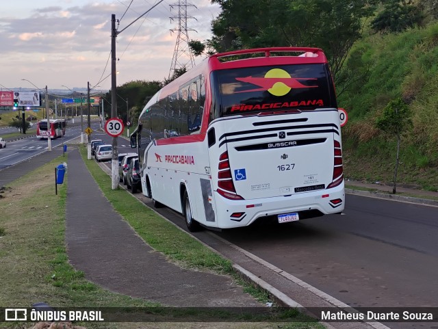 Viação Piracicabana 1627 na cidade de Campinas, São Paulo, Brasil, por Matheus Duarte Souza. Número da foto: #13195702.