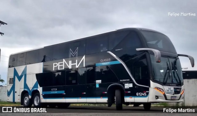 Empresa de Ônibus Nossa Senhora da Penha 61245 na cidade de Santana do Livramento, Rio Grande do Sul, Brasil, por Felipe Martins. Número da foto: #13193681.