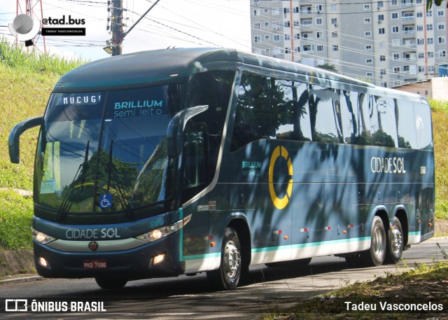 Viação Cidade Sol 8160 na cidade de Salvador, Bahia, Brasil, por Tadeu Vasconcelos. Número da foto: #13194422.