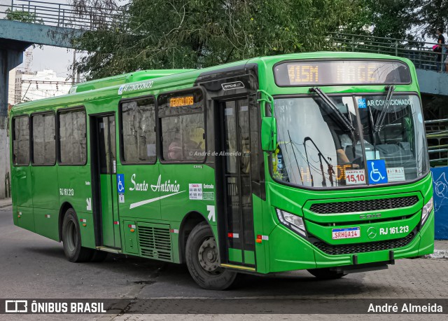 Transportes Santo Antônio RJ 161.213 na cidade de Duque de Caxias, Rio de Janeiro, Brasil, por André Almeida. Número da foto: #13195638.