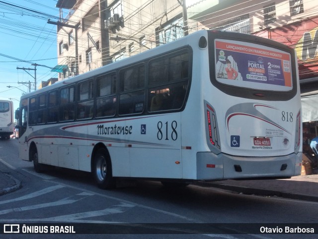 Auto Ônibus Moratense 818 na cidade de Francisco Morato, São Paulo, Brasil, por Otavio Barbosa. Número da foto: #13196661.