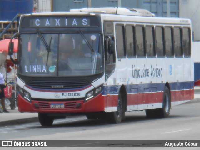 Empresa de Transportes Limousine Carioca RJ 129.026 na cidade de Rio de Janeiro, Rio de Janeiro, Brasil, por Augusto César. Número da foto: #13196238.