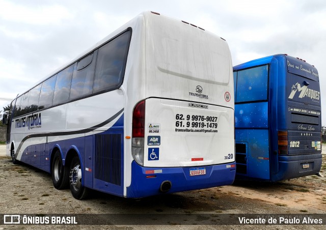 Transvitória 3020 na cidade de Roseira, São Paulo, Brasil, por Vicente de Paulo Alves. Número da foto: #13196153.