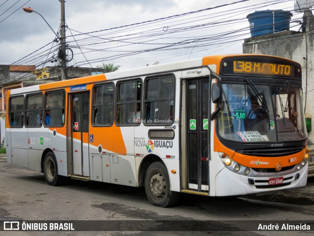 Viação Mirante A02019 na cidade de Nova Iguaçu, Rio de Janeiro, Brasil, por André Almeida. Número da foto: #13194598.