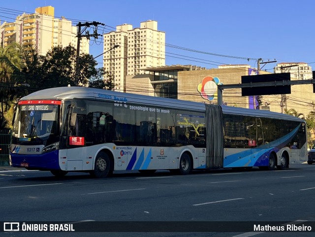 Next Mobilidade - ABC Sistema de Transporte 8317 na cidade de São Bernardo do Campo, São Paulo, Brasil, por Matheus Ribeiro. Número da foto: #13196324.