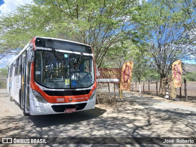 Transnacional Transp. de Passageiros 3052 na cidade de Campina Grande, Paraíba, Brasil, por José  Roberto. Número da foto: #13196469.