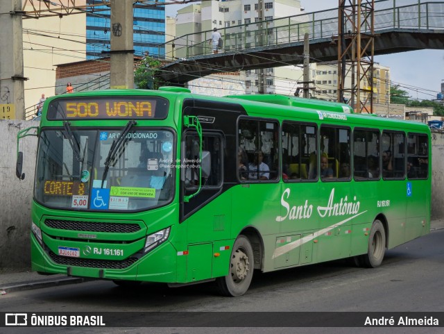 Transportes Santo Antônio RJ 161.161 na cidade de Duque de Caxias, Rio de Janeiro, Brasil, por André Almeida. Número da foto: #13195677.