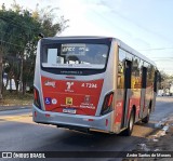 Pêssego Transportes 4 7394 na cidade de São Paulo, São Paulo, Brasil, por Andre Santos de Moraes. Número da foto: #:id.