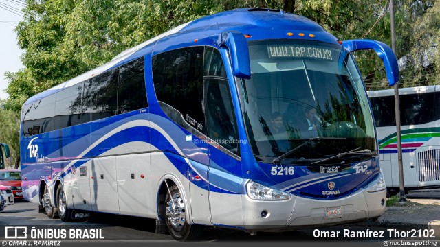 TAP - Transportes y Autobuses del Pacífico 5216 na cidade de Gustavo A. Madero, Ciudad de México, México, por Omar Ramírez Thor2102. Número da foto: #13198382.