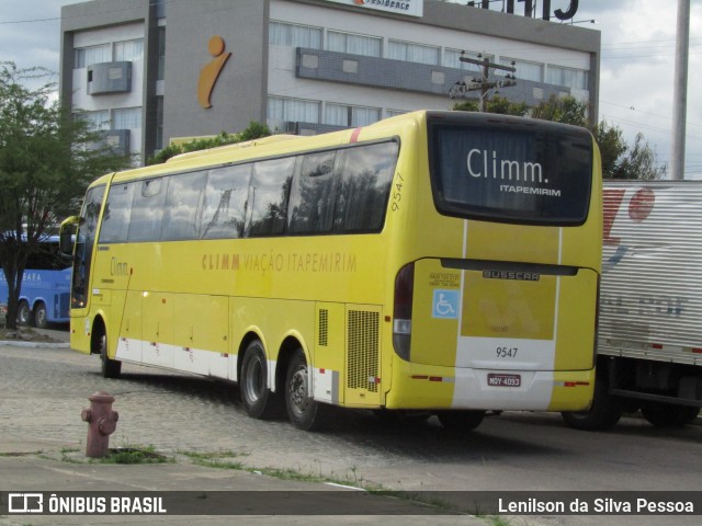 Viação Itapemirim 9547 na cidade de Caruaru, Pernambuco, Brasil, por Lenilson da Silva Pessoa. Número da foto: #13198634.
