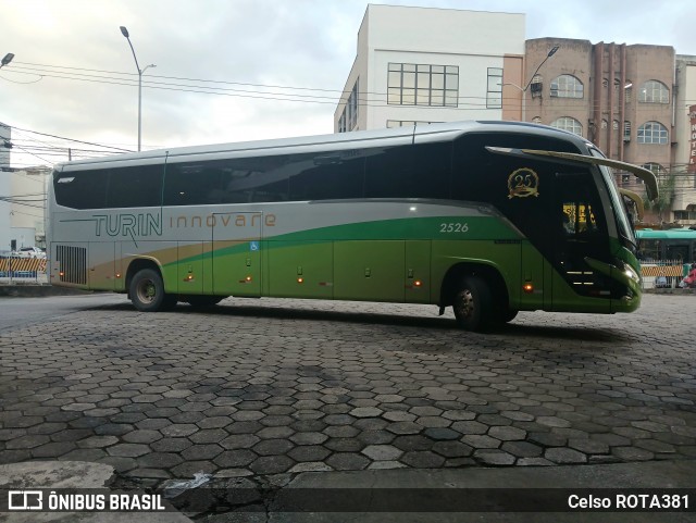Turin Transportes 2526 na cidade de Ipatinga, Minas Gerais, Brasil, por Celso ROTA381. Número da foto: #13197308.