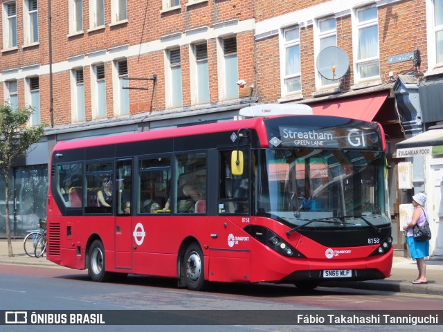 Abellio London Bus Company 8158 na cidade de London, Greater London, Inglaterra, por Fábio Takahashi Tanniguchi. Número da foto: #13198666.