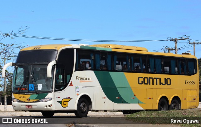 Empresa Gontijo de Transportes 17335 na cidade de Vitória da Conquista, Bahia, Brasil, por Rava Ogawa. Número da foto: #13198460.
