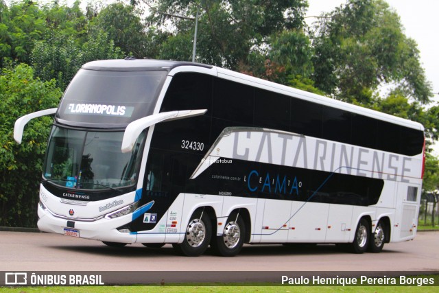 Auto Viação Catarinense 324330 na cidade de Curitiba, Paraná, Brasil, por Paulo Henrique Pereira Borges. Número da foto: #13198228.