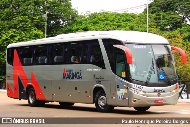Expresso Maringá 5707 na cidade de Maringá, Paraná, Brasil, por Paulo Henrique Pereira Borges. Número da foto: #13198250.