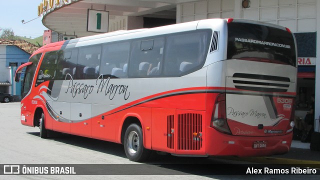 Empresa de Ônibus Pássaro Marron 5306 na cidade de Aparecida, São Paulo, Brasil, por Alex Ramos Ribeiro. Número da foto: #13199050.