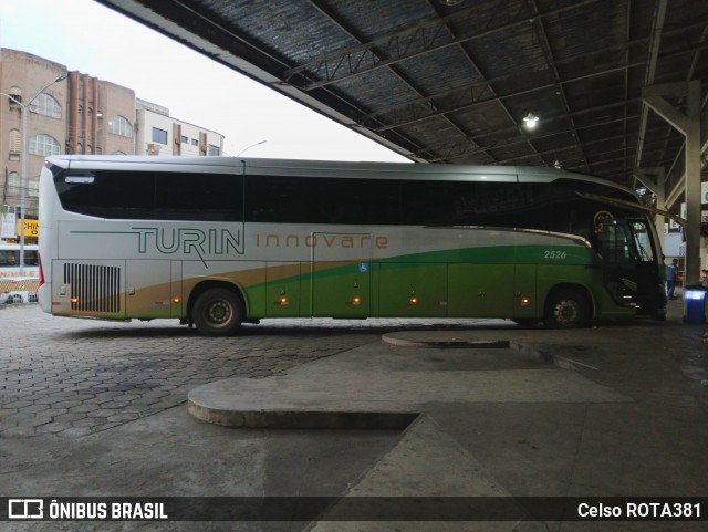 Turin Transportes 2526 na cidade de Ipatinga, Minas Gerais, Brasil, por Celso ROTA381. Número da foto: #13197299.