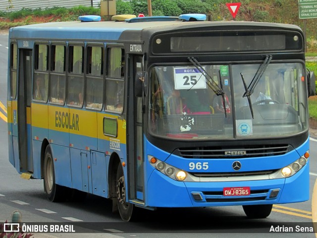 Enscon Viação 965 na cidade de João Monlevade, Minas Gerais, Brasil, por Adrian Sena. Número da foto: #13197466.