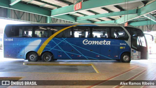 Viação Cometa 14104 na cidade de Resende, Rio de Janeiro, Brasil, por Alex Ramos Ribeiro. Número da foto: #13199005.