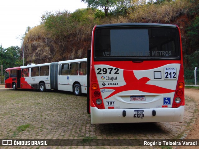 Itajaí Transportes Coletivos 2972 na cidade de Campinas, São Paulo, Brasil, por Rogério Teixeira Varadi. Número da foto: #13198322.