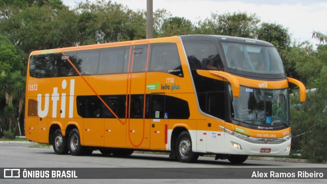 UTIL - União Transporte Interestadual de Luxo 11513 na cidade de Taubaté, São Paulo, Brasil, por Alex Ramos Ribeiro. Número da foto: #13198897.