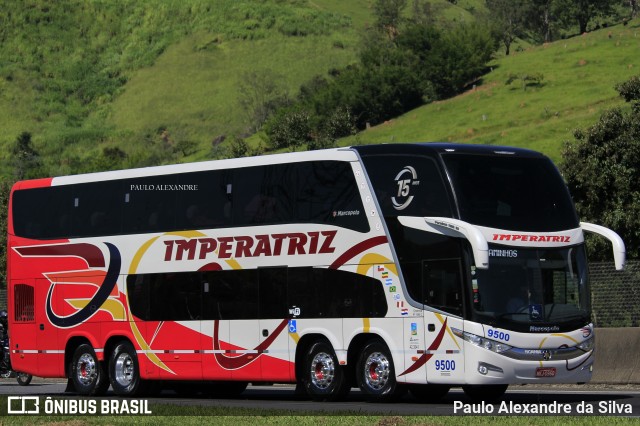 Imperatriz Turismo 9500 na cidade de Aparecida, São Paulo, Brasil, por Paulo Alexandre da Silva. Número da foto: #13197663.