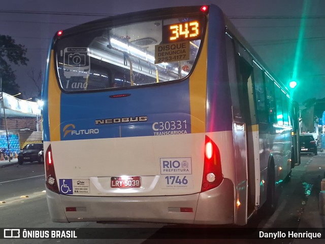 Transportes Futuro C30331 na cidade de Rio de Janeiro, Rio de Janeiro, Brasil, por Danyllo Henrique. Número da foto: #13197526.