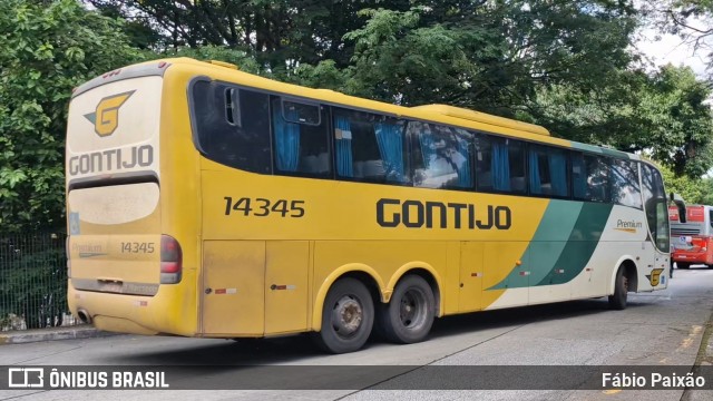 Empresa Gontijo de Transportes 14345 na cidade de São Paulo, São Paulo, Brasil, por Fábio Paixão. Número da foto: #13201794.