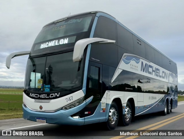 Michelon Turismo 747 na cidade de Taubaté, São Paulo, Brasil, por Matheus  Loiaconi dos Santos. Número da foto: #13199615.